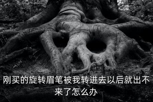 刚买的旋转眉笔被我转进去以后就出不来了怎么办