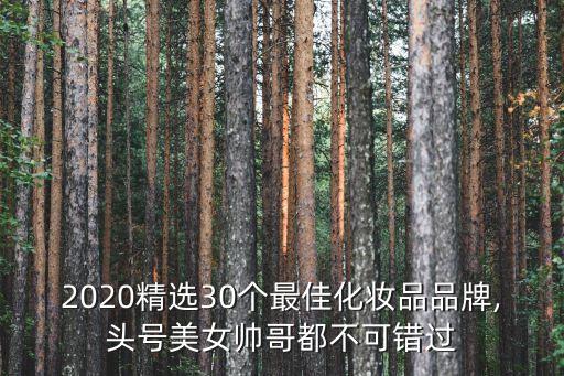 2020精选30个最佳化妆品品牌,头号美女帅哥都不可错过