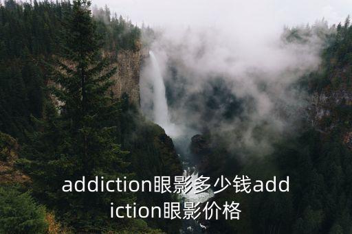addiction眼影多少钱addiction眼影价格