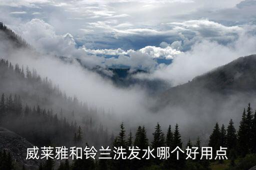 威莱雅和铃兰洗发水哪个好用点