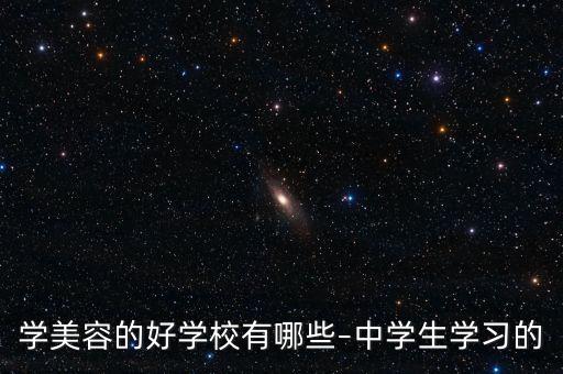 学美容的好学校有哪些–中学生学习的