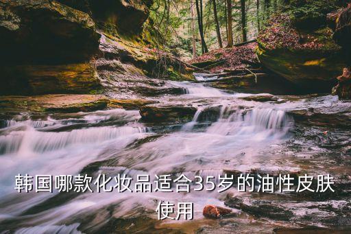 韩国哪款化妆品适合35岁的油性皮肤使用
