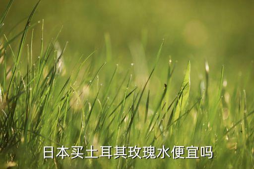 日本买土耳其玫瑰水便宜吗