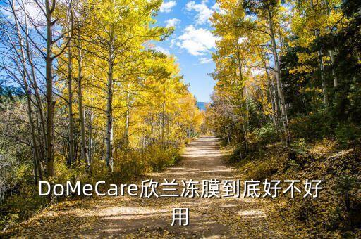 DoMeCare欣兰冻膜到底好不好用