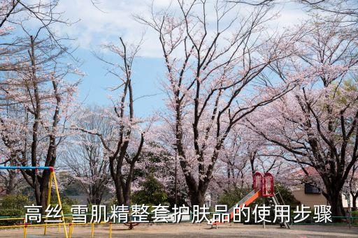 高丝 雪肌精整套护肤品的使用步骤