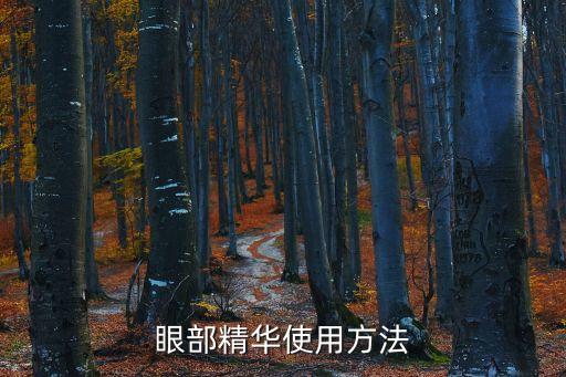 眼部精华使用方法