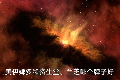 美伊娜多和资生堂、兰芝哪个牌子好
