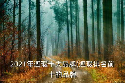 2021年遮瑕十大品牌(遮瑕排名前十的品牌