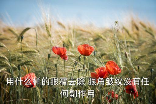 什么祛眼角纹产品好,去眼角纹效果好的产品