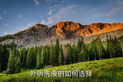 外阴洗液的如何选择
