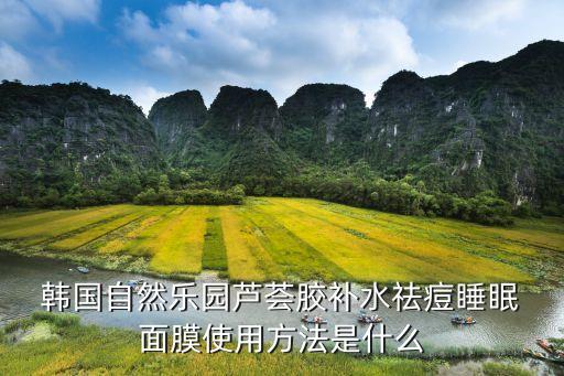 韩国自然精华面膜怎么样,自然之名面膜怎么样