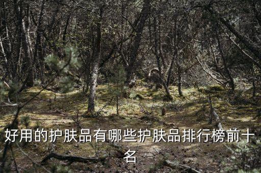 什么护肤品牌好点,护肤品哪个牌子好用?