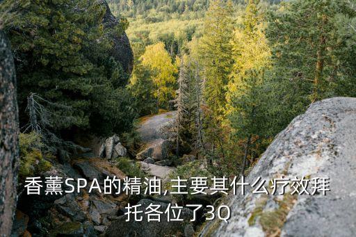 香薰SPA的精油,主要其什么疗效拜托各位了3Q