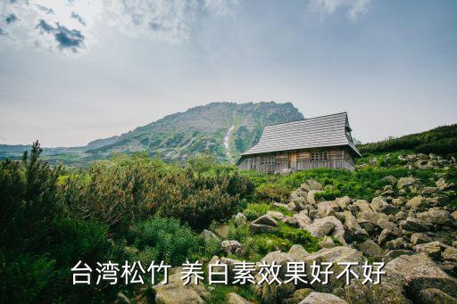 台湾松竹 养白素效果好不好