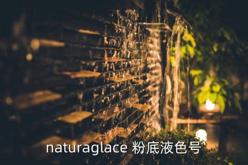 naturaglace 粉底液色号