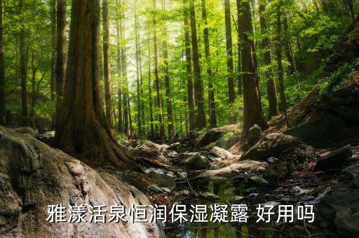  雅漾活泉恒润保湿凝露 好用吗