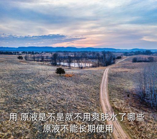 用 原液是不是就不用爽肤水了哪些 原液不能长期使用