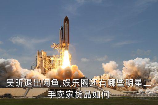 吴昕退出闲鱼,娱乐圈还有哪些明星二手卖家货品如何