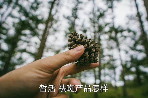 皙活 祛斑产品怎样