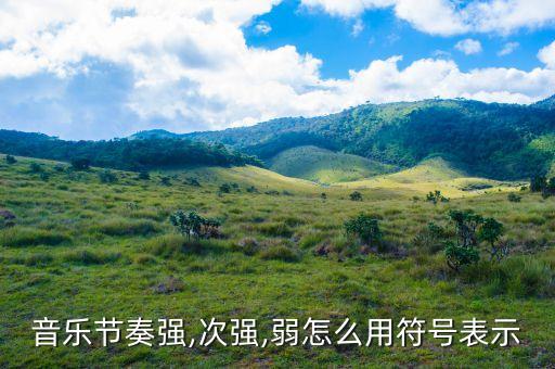 音乐节奏强,次强,弱怎么用符号表示