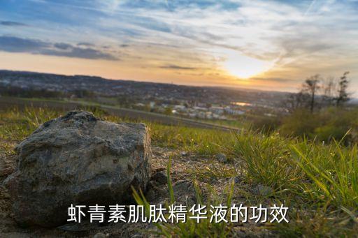 虾青素肌肽精华液的功效