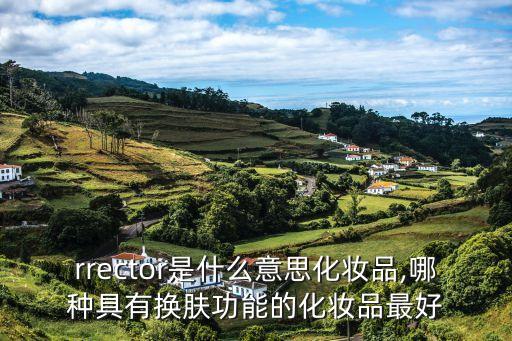 corrector是什么意思化妆品,哪种具有换肤功能的化妆品最好？