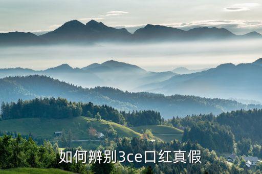 如何辨别3ce口红真假
