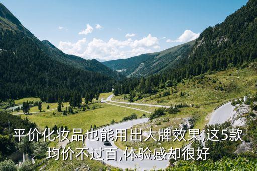 平价化妆品也能用出大牌效果,这5款均价不过百,体验感却很好
