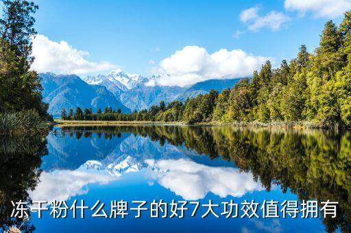 冻干粉什么牌子的好7大功效值得拥有