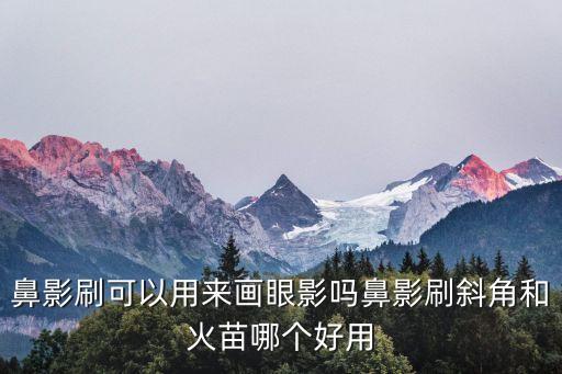 化妆打鼻影用什么,鼻影怎么画?注意鼻部化妆效果好