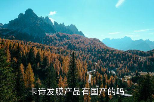卡诗发膜产品有国产的吗