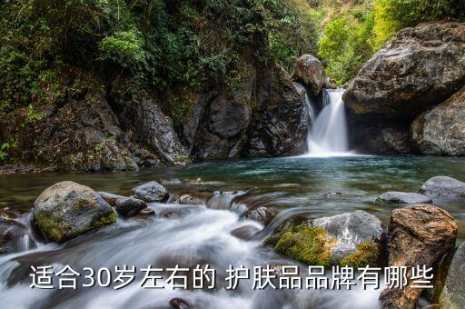 适合30岁左右的 护肤品品牌有哪些