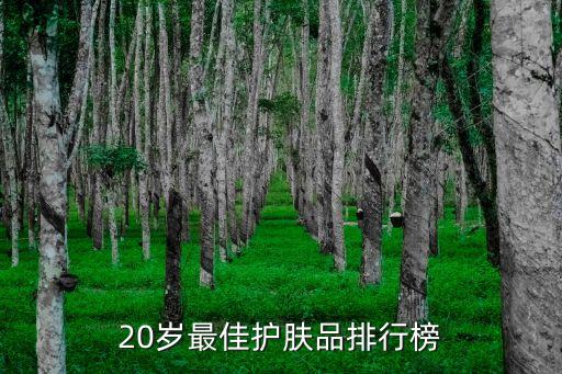20岁最佳护肤品排行榜