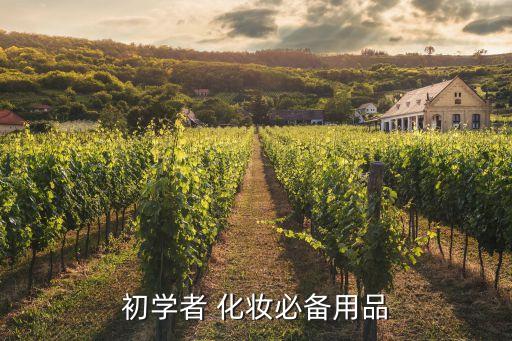 初学者 化妆必备用品