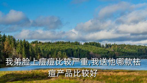 我弟脸上痘痘比较严重,我送他哪款祛痘产品比较好