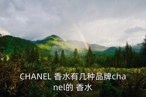 CHANEL 香水有几种品牌chanel的 香水