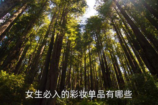 女生必入的彩妆单品有哪些