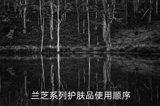  兰芝系列护肤品使用顺序