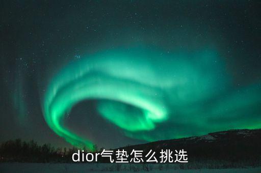 dior气垫怎么挑选