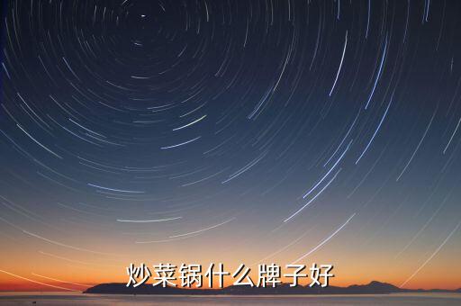 炒菜锅什么牌子好
