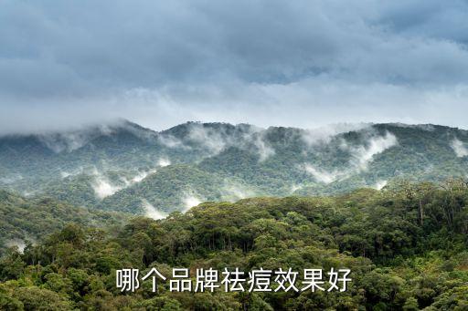 哪个品牌祛痘效果好