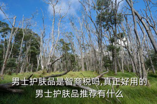  男士护肤品是智商税吗,真正好用的 男士护肤品推荐有什么