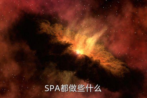 SPA都做些什么
