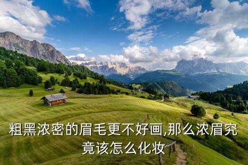 浓黑眉毛适合什么颜色眼线,眉毛太浓太黑怎么画眉?