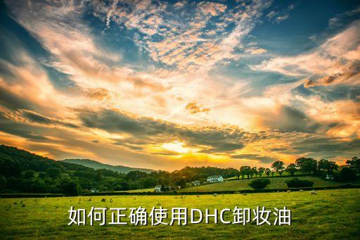 dhc怎么卸妆,怎么用dhc卸妆油卸妆?注意事项
