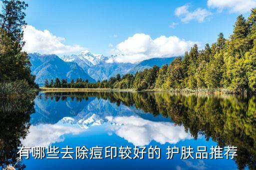 有哪些去除痘印较好的 护肤品推荐