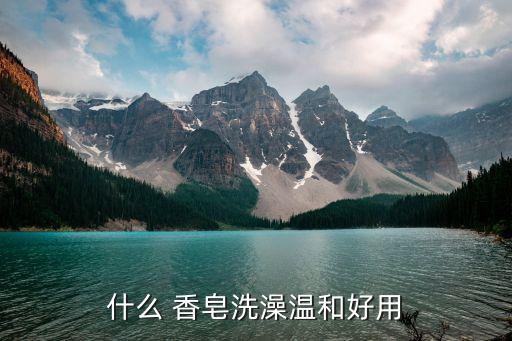 什么 香皂洗澡温和好用