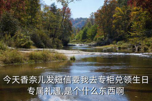 今天香奈儿发短信要我去专柜兑领生日专属礼遇,是个什么东西啊