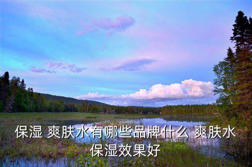 什么牌子的爽肤水温和