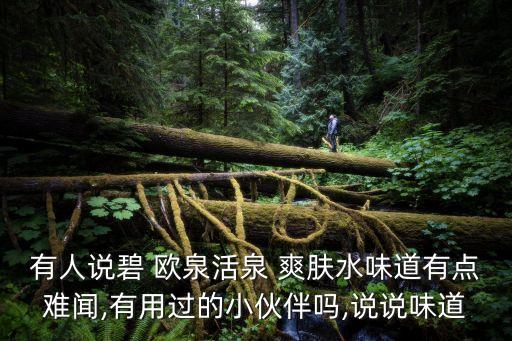 碧欧泉矿泉爽肤水怎么样